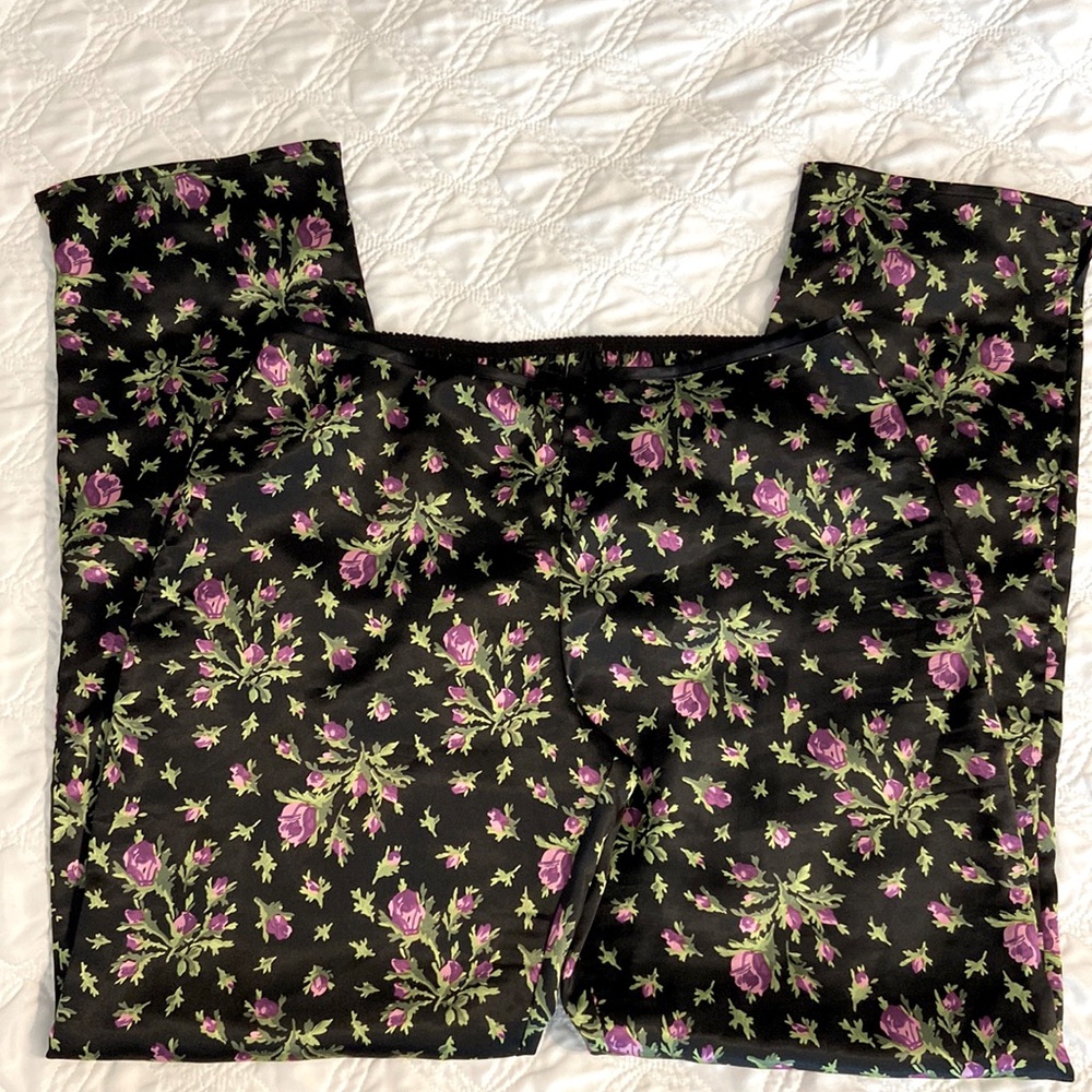Betsey Johnson Floral Pajamas (2 piece set) - Picture 3 of 4
